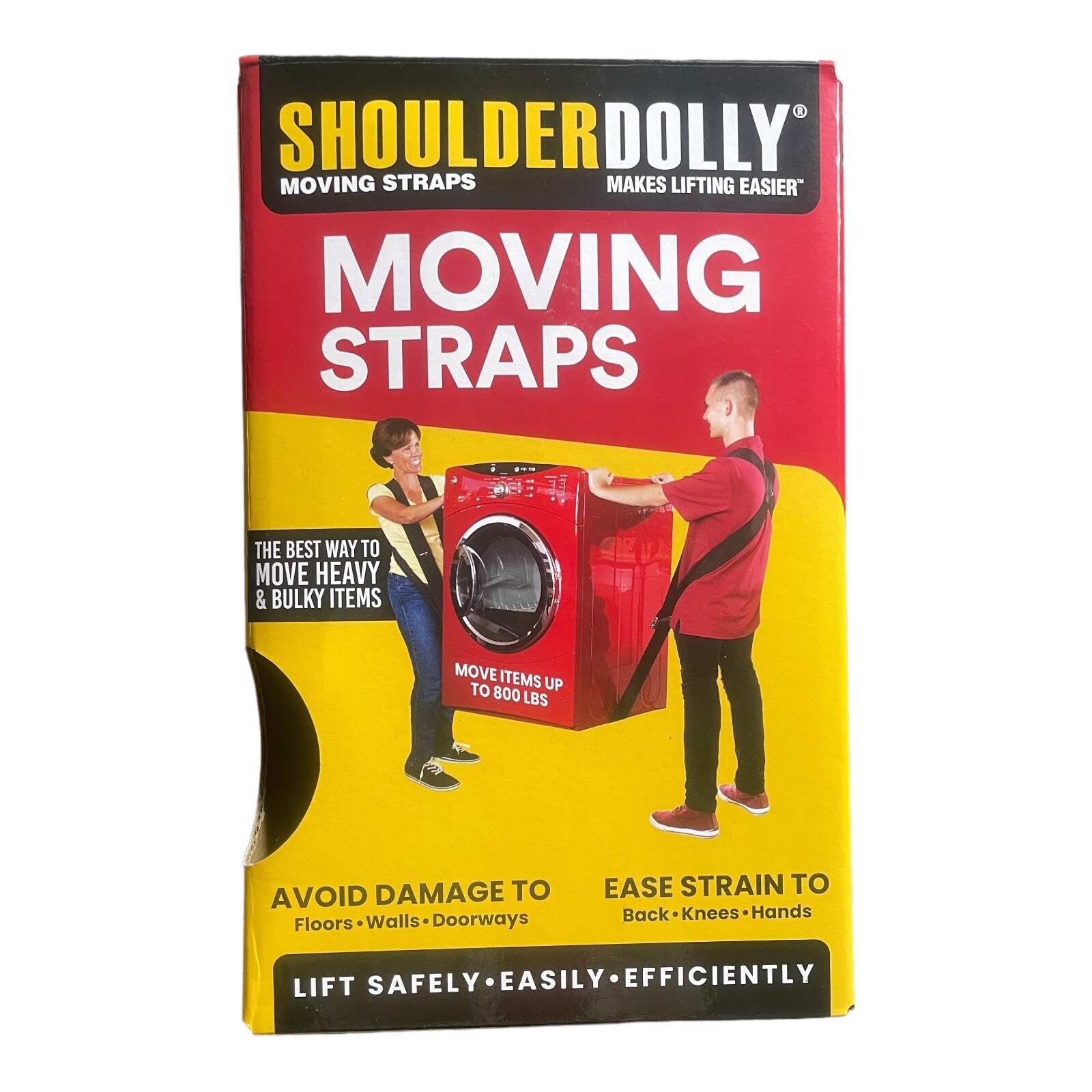 Shoulder Dolly Moving Straps LD2000 800 lbs Capacity Nielsen