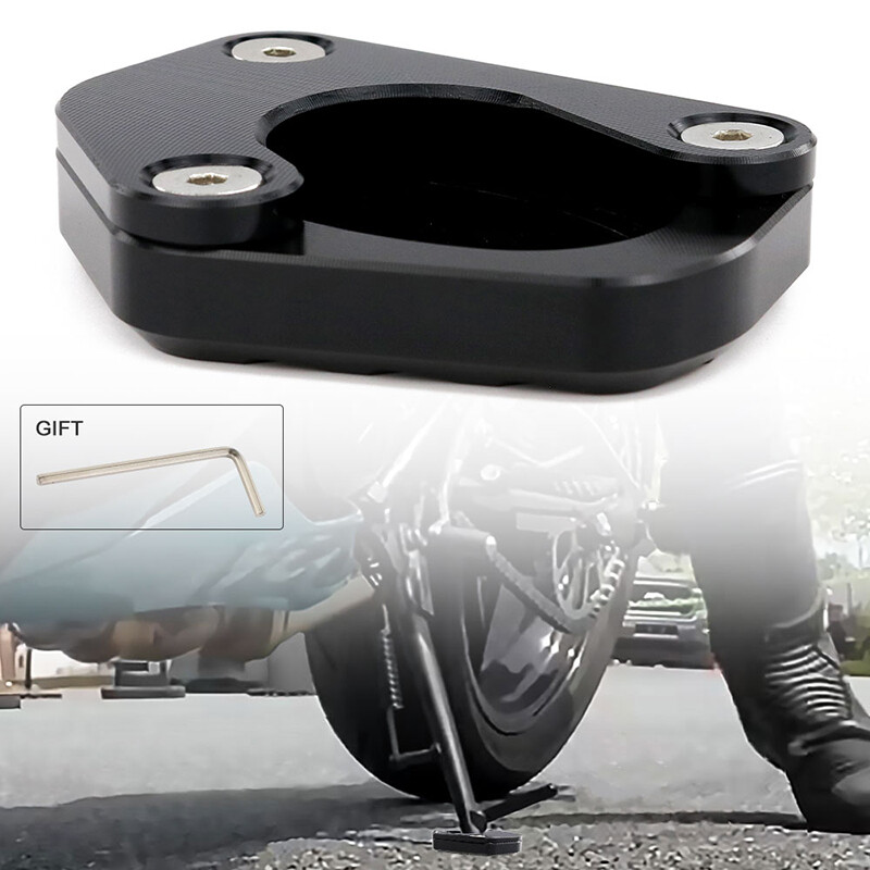 Sidestand Enlarger Plate Pad Fit For Kawasaki Z650 2020-2024