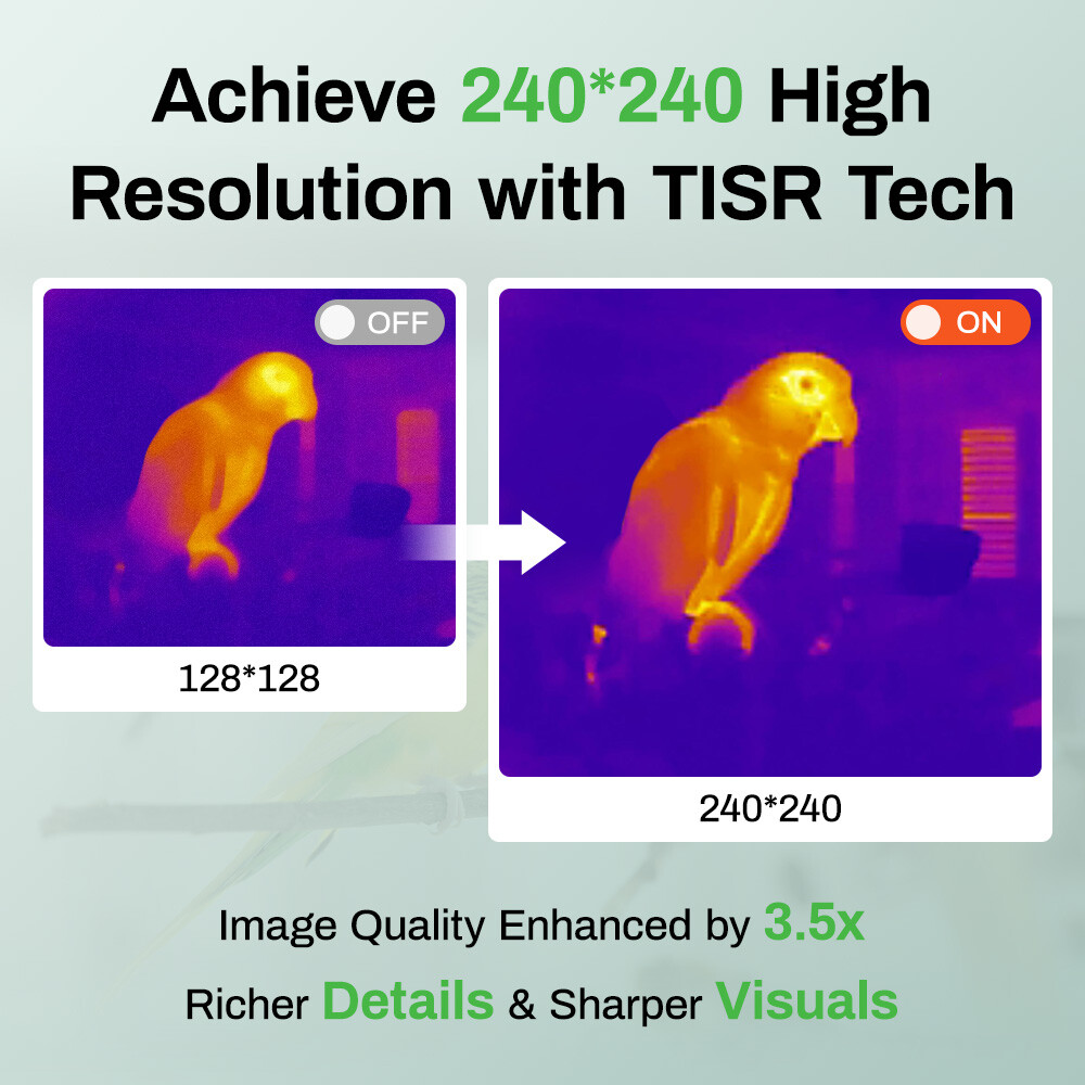AMPBANK H128 Infrared Thermal Imaging Camera 240x240 IR Resolution for HVAC