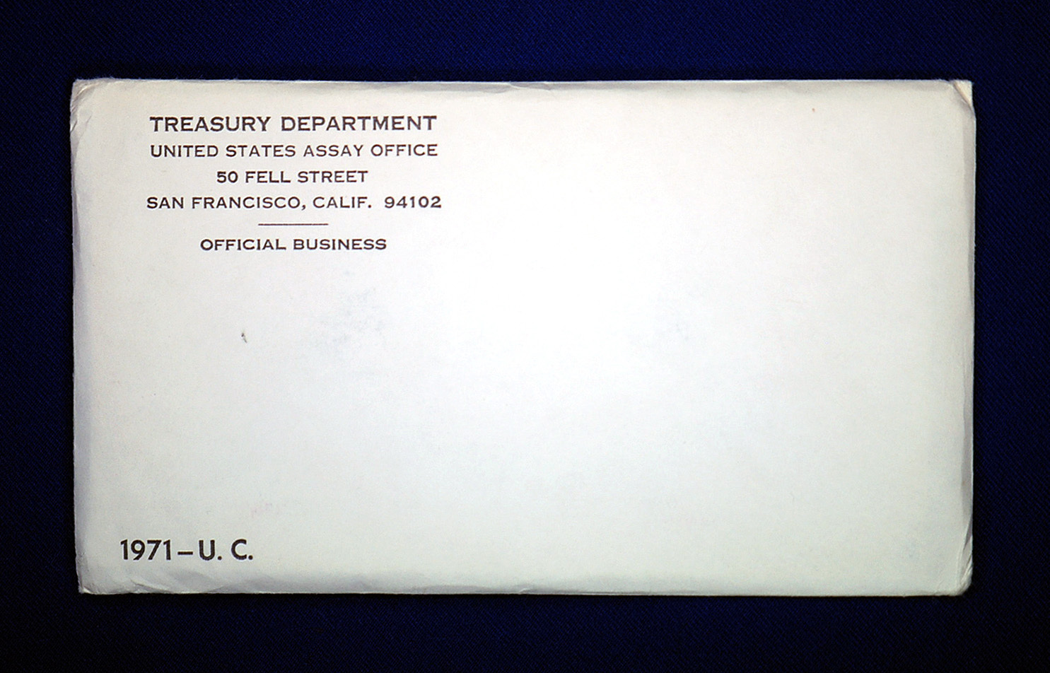 1971 MINT SET.  BY US MINT. Envelope Sealed / Unopened. See Description below