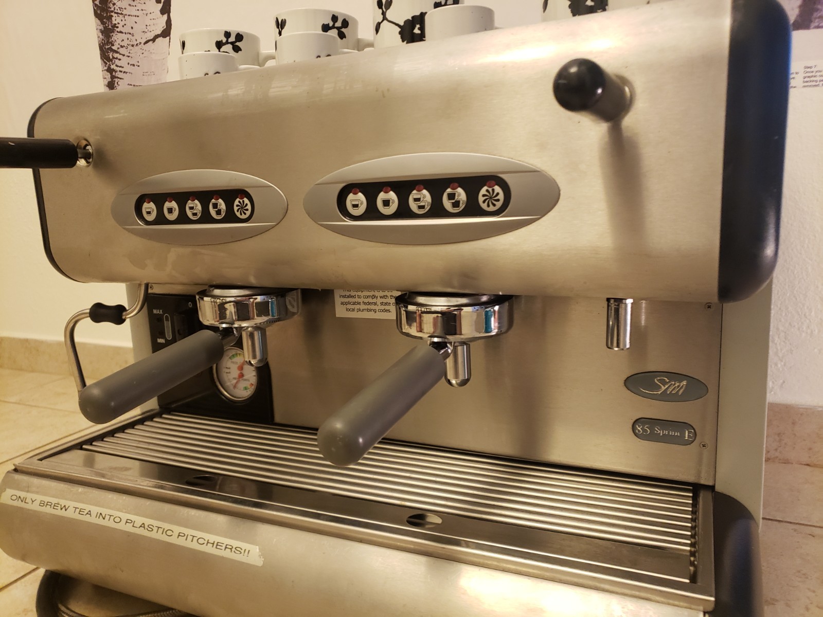 la san marcos 85-E commercial group espresso drink shoft machine