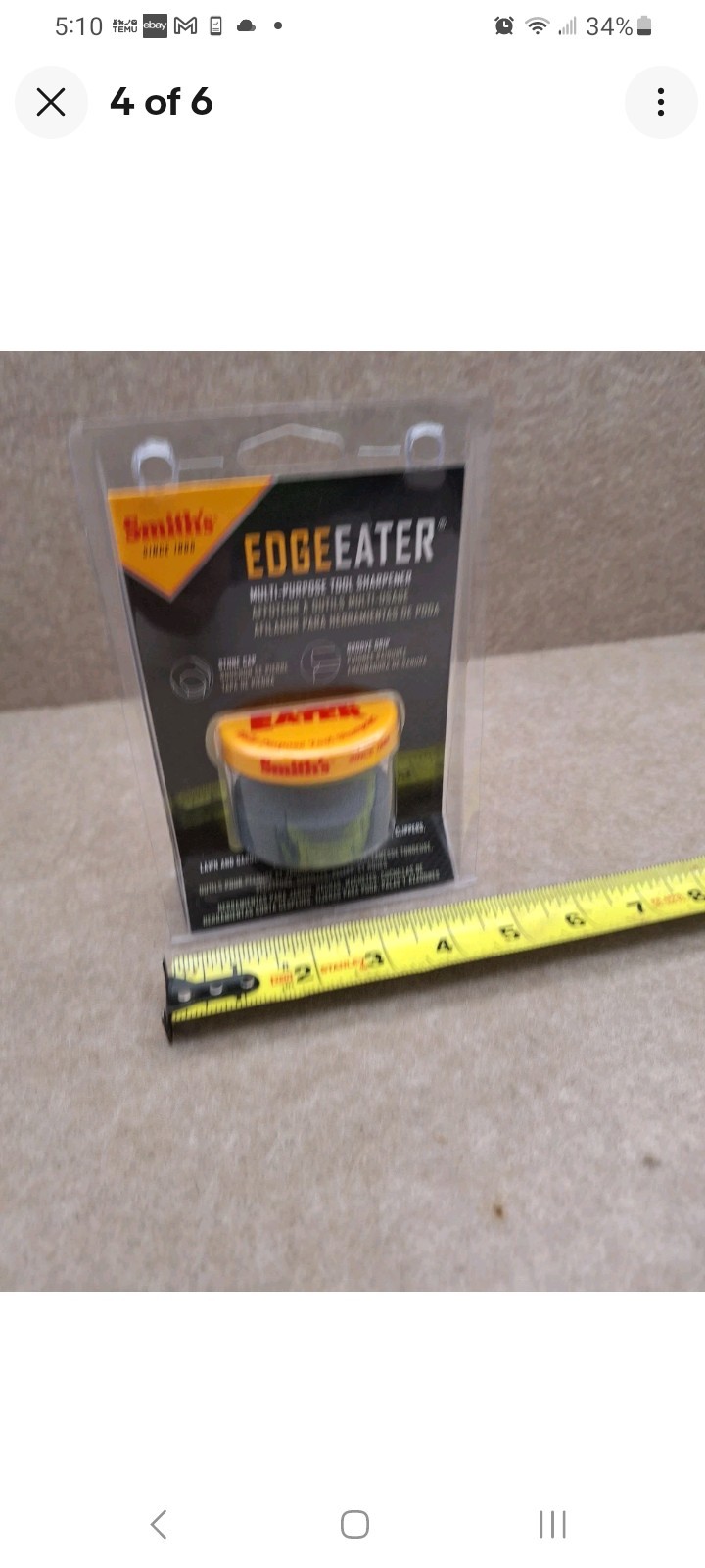 Smith's Sharpeners Edge Eater Multi Purpose Knife & Tool Sharpener. C2