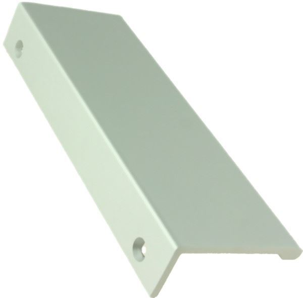 4-3/4" Tab Finger Pull with Ridge Aluminum