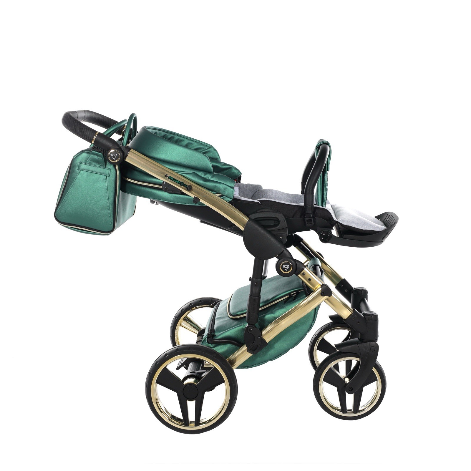 Junama Diamond Stroller Green/Black/Gold