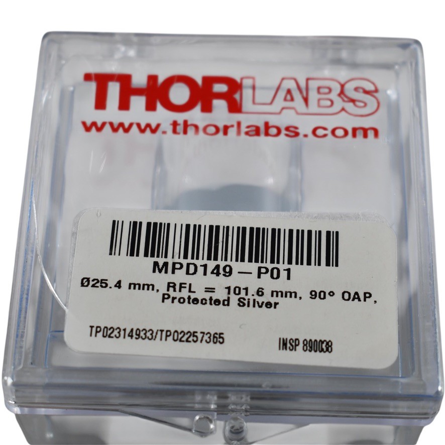 NEW Thorlabs MPD149-P01 90 Off Axis Parabolic Mirror Protected Silver 25 4mm