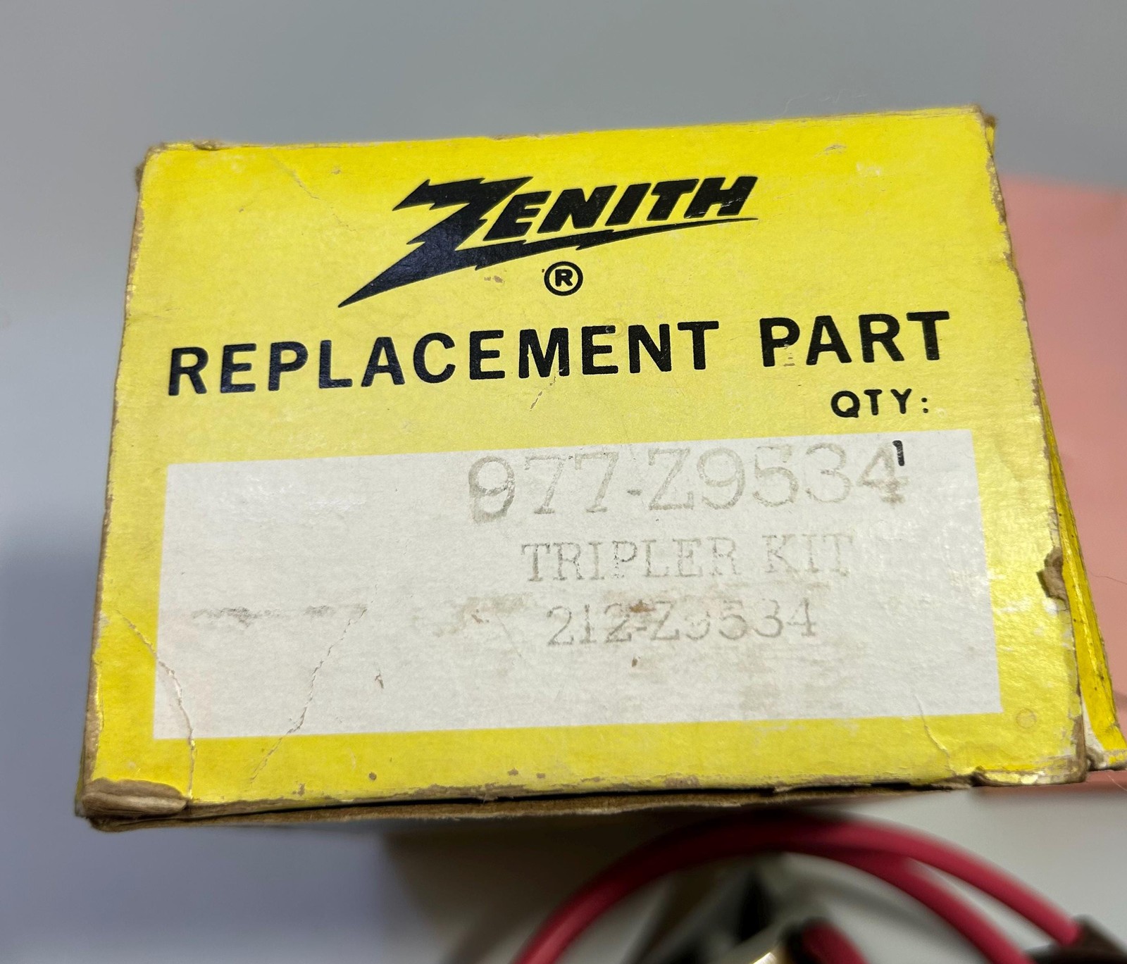 Vintage Zenith NOS Replacement Part 977-Z9534 Tripler Kit