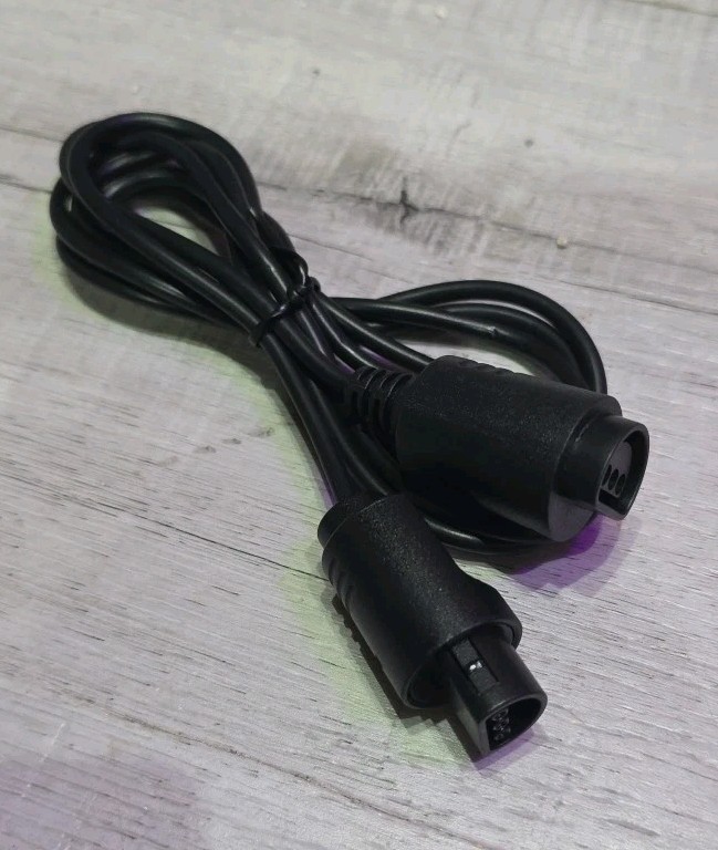 Nintendo 64 / N64 Controller Extension Cable Cord (6 Feet) - Black