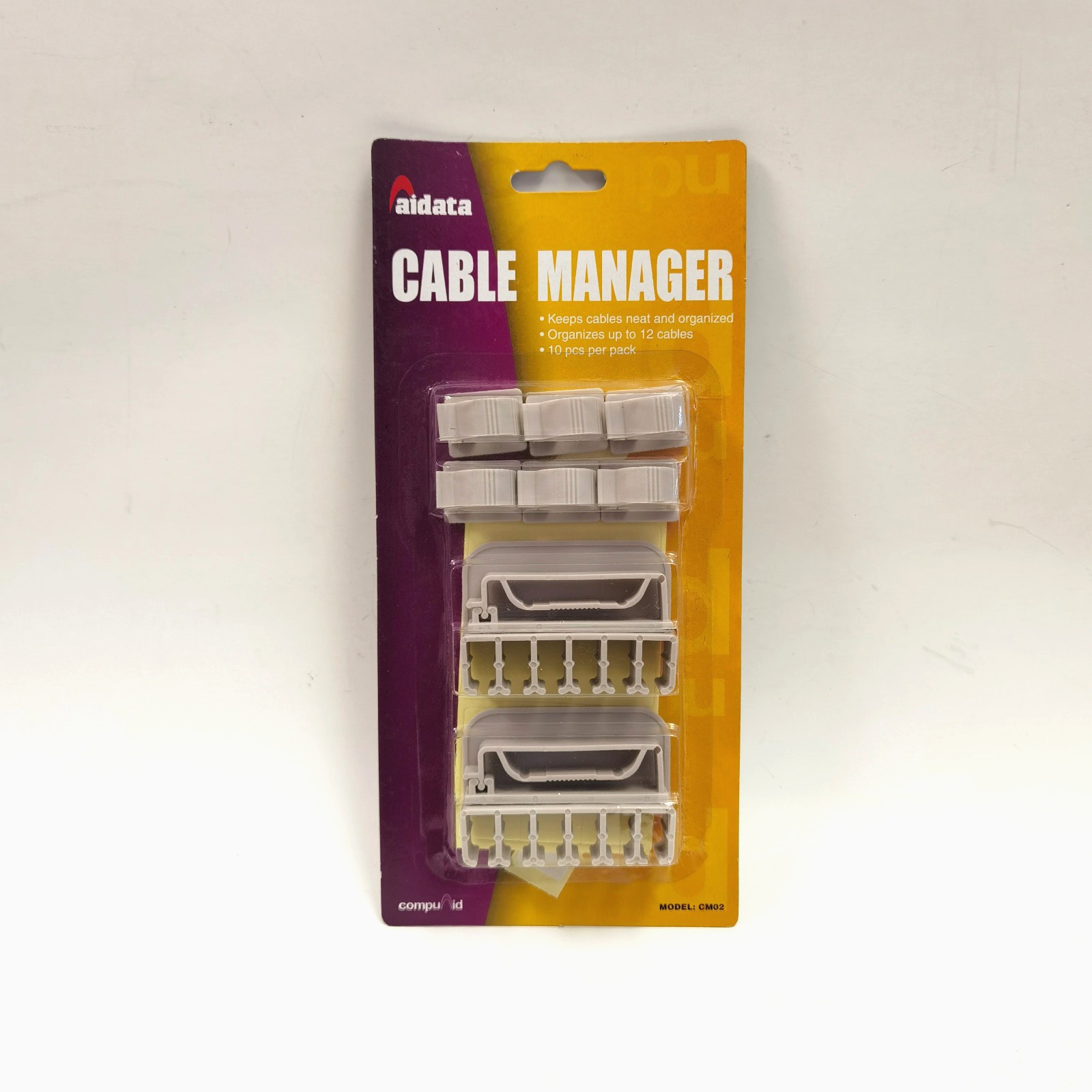 AIDATA Cable Manager, Cable Orgainzer (10 pcs per Pack) - NEW - US Seller