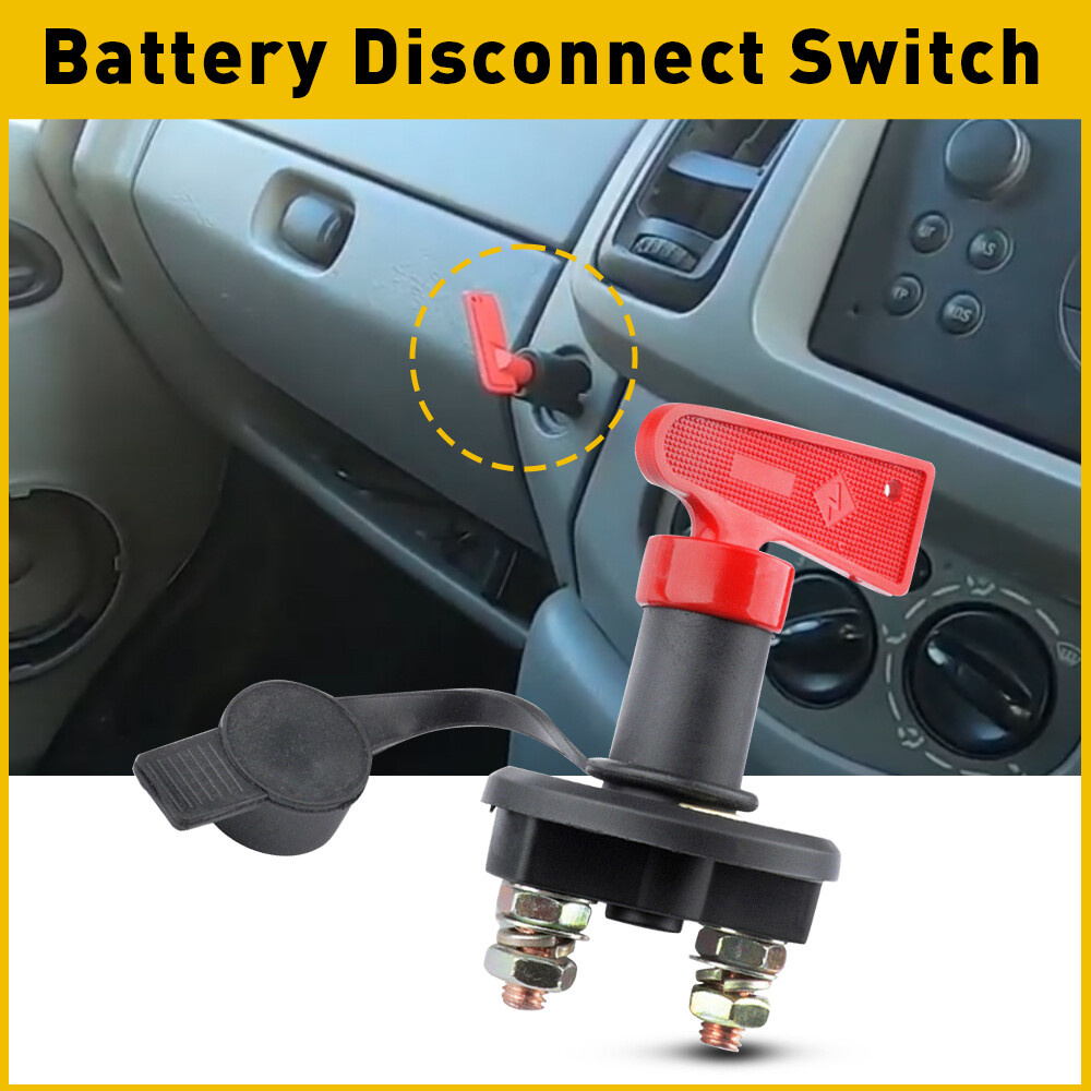12V Battery Disconnect Rotary Switch Cut On/Off For Set Car RV SUV Marine Boat