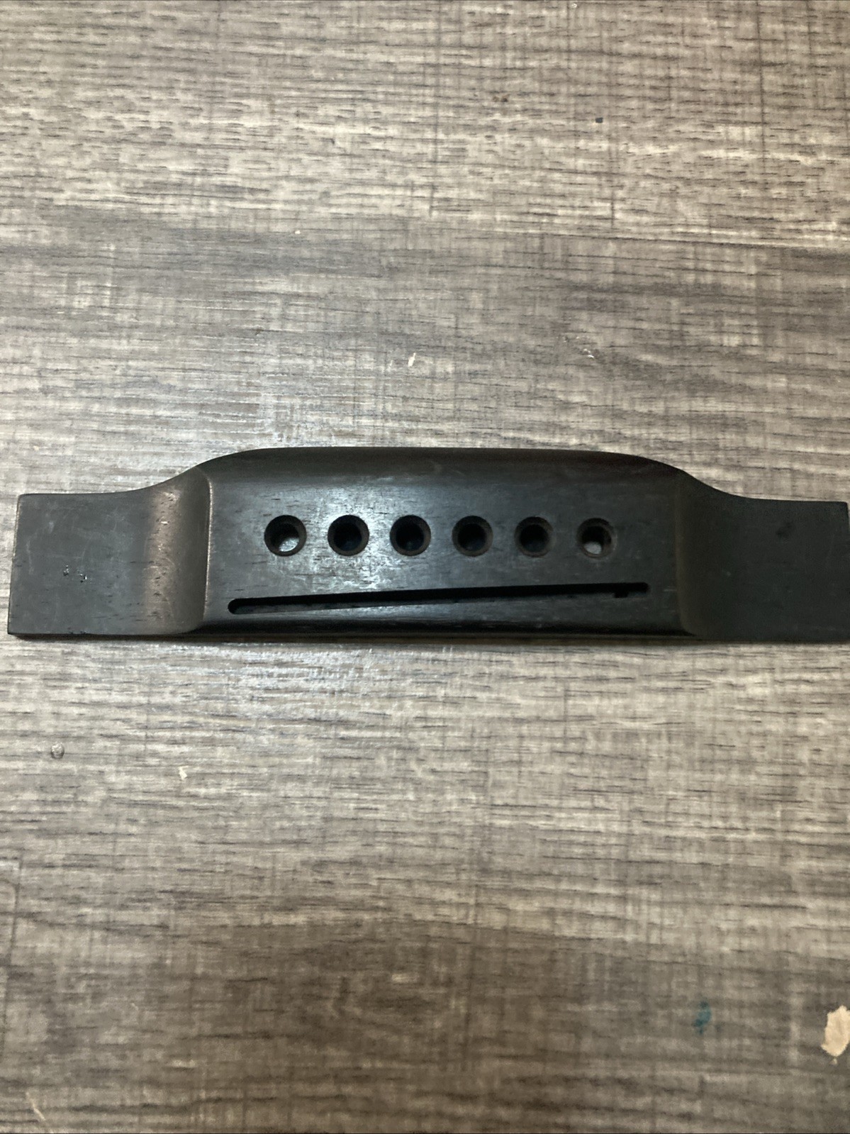 Solid Ebony Martin Acoustic Guitar Bridge  2  3/16th String Spacing