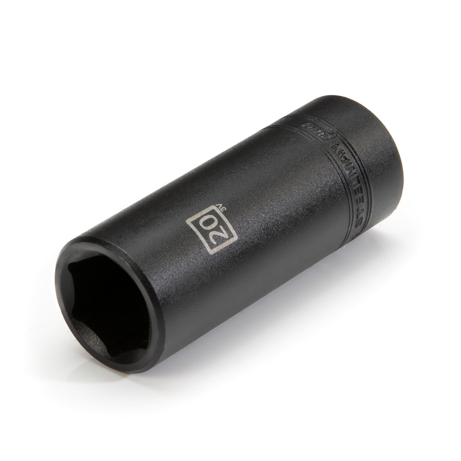 STEELMAN PRO 1/2-Inch Drive x 20mm Deep 6 PT Impact Metric Single Socket 78290