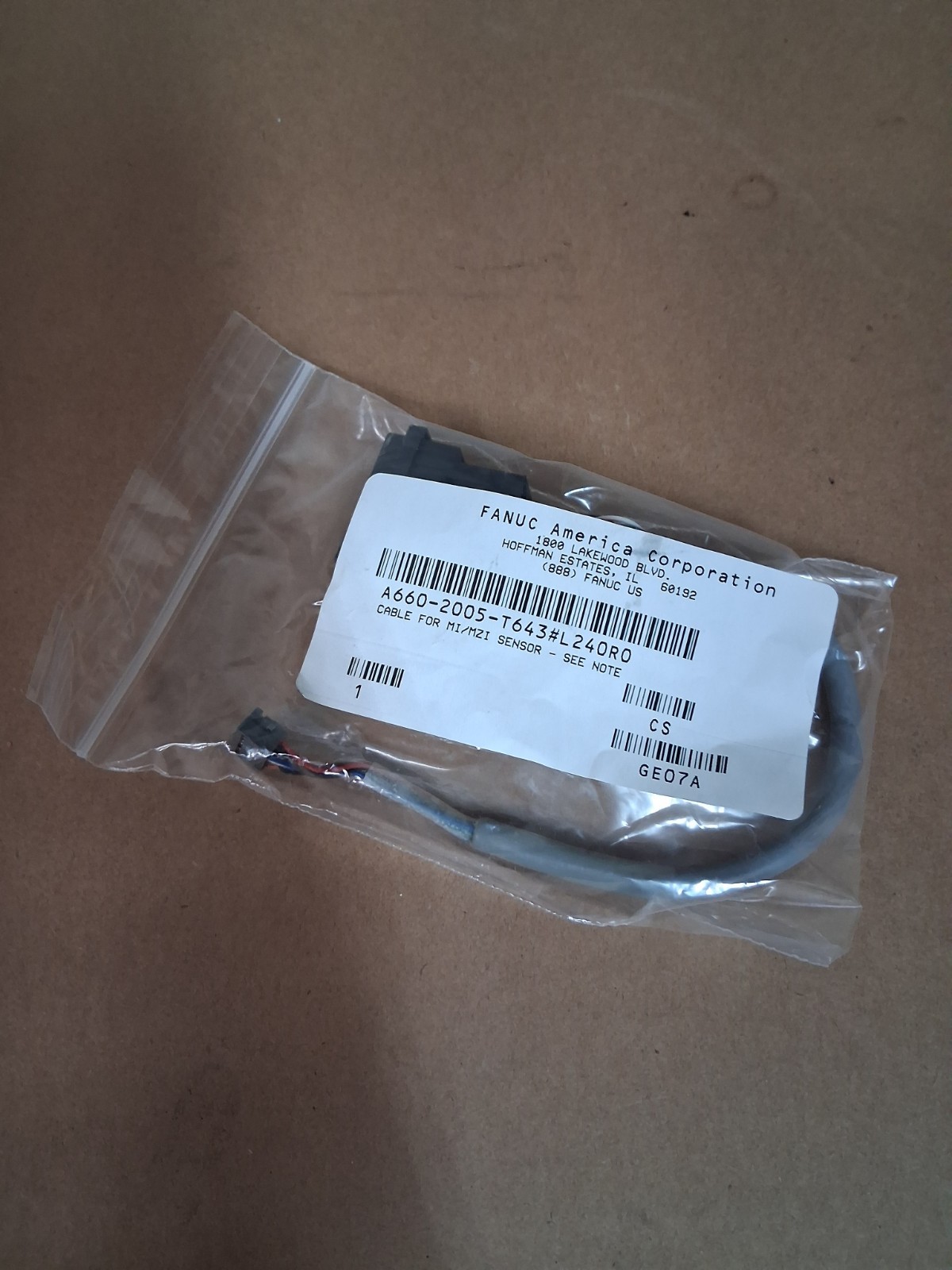 NEW FANUC A660-2005-T643#L240R0 Servo Cable for MI/MZI Sensor Unit 240  mm