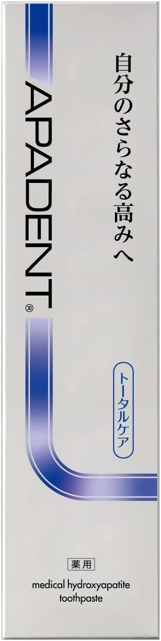 Apadent Total Care Toothpaste Medical Hydroxyapatite Mild Mint 100g From Japan