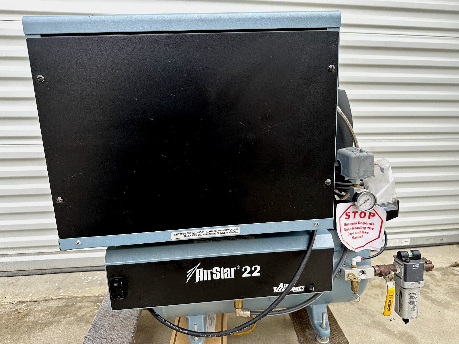Air Techniques AirStar 22M Dental Air Compressor w/ Sound Cover