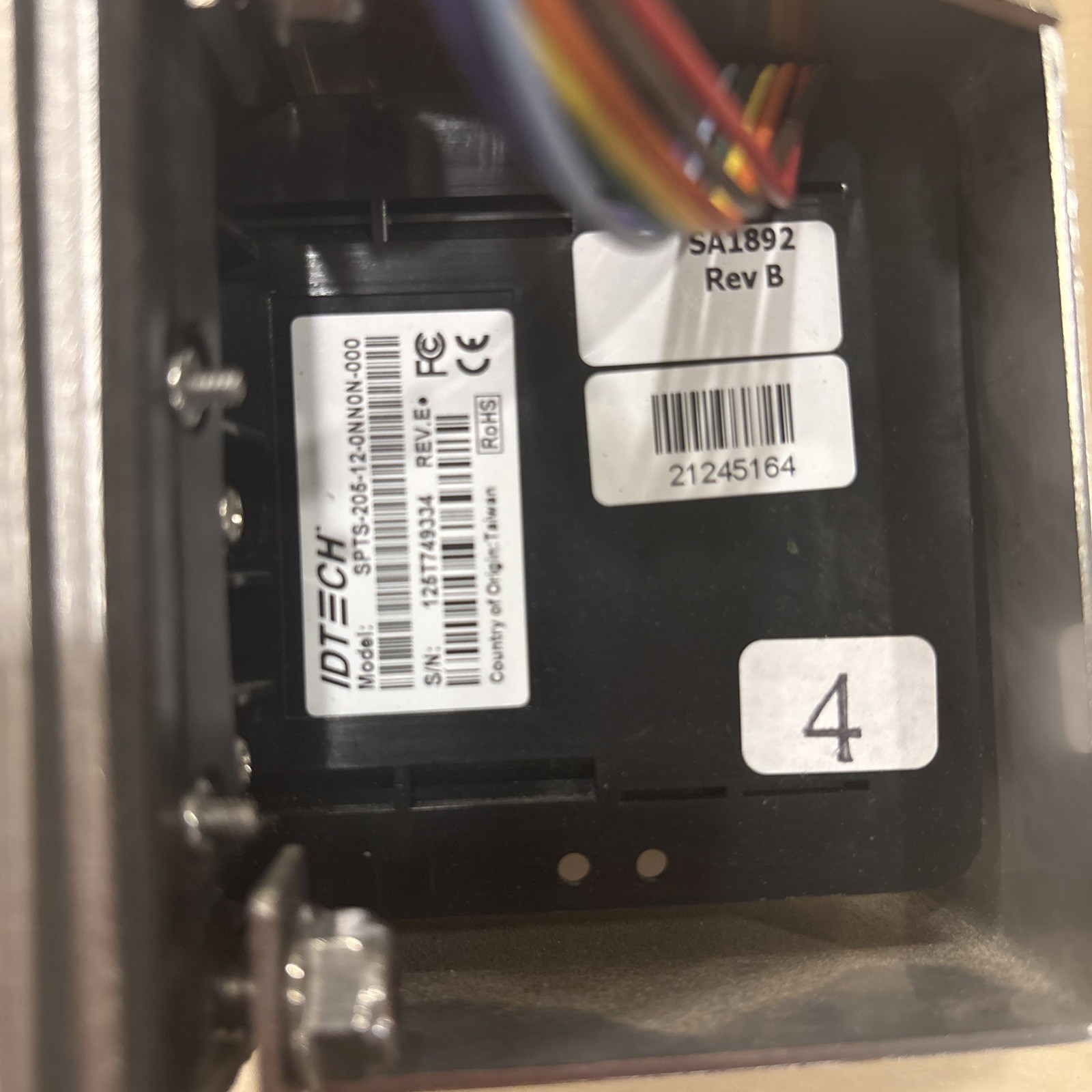 Unitec Wash Select 2 SA1892 Panasonic Dual Side Card Reader