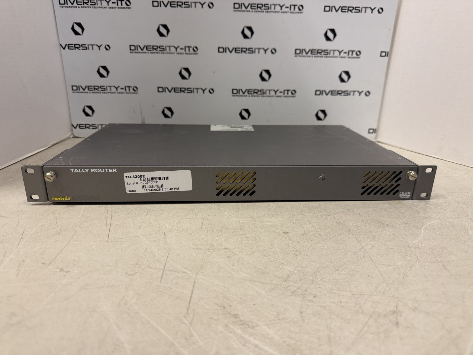 Evertz TR-3200E Tally Router for Magnum, Under Monitor Displays