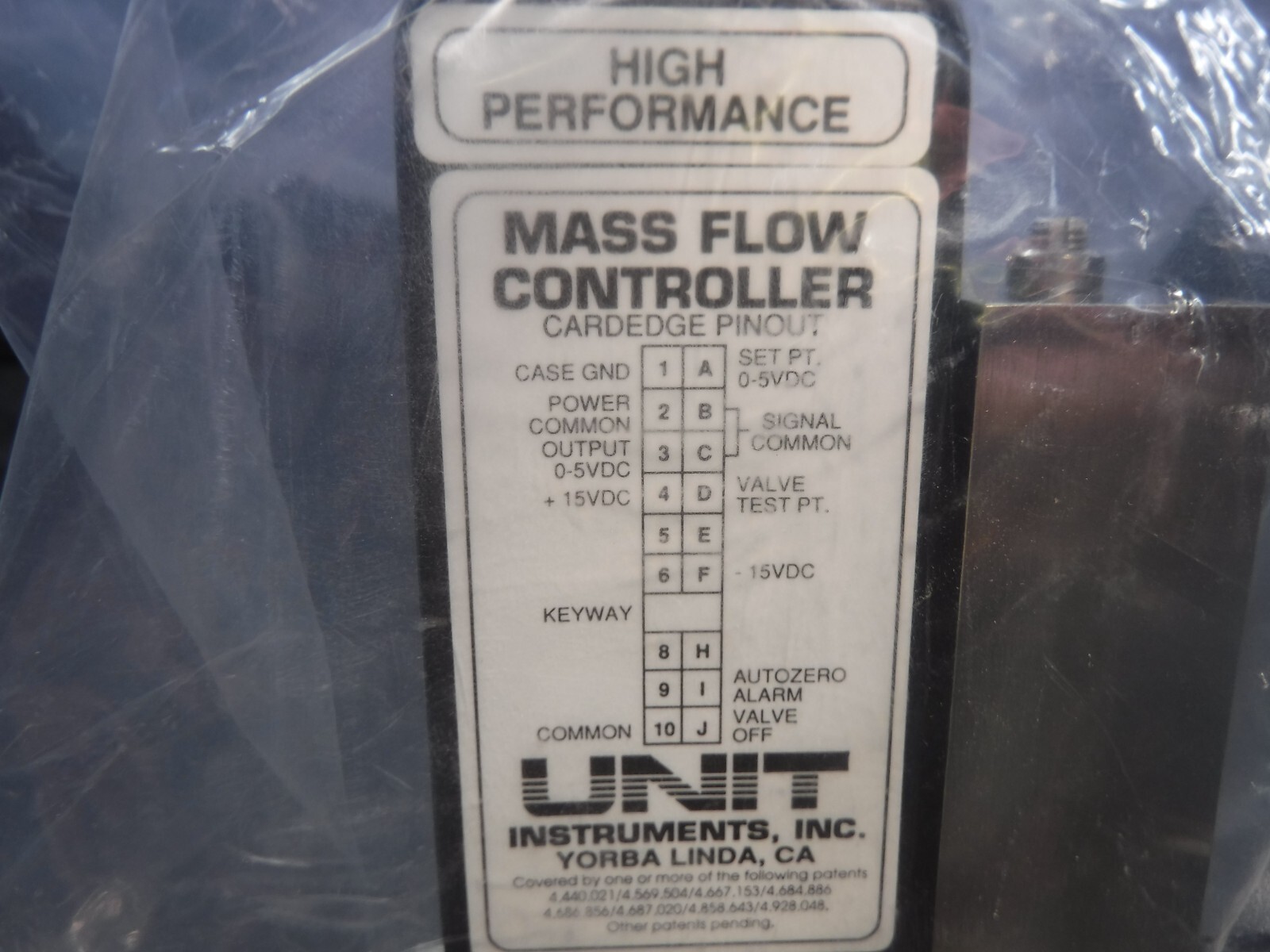 Unit Model: UFC-1100A Range: 5 SLM Gas: N2 Mass Flow Controller
