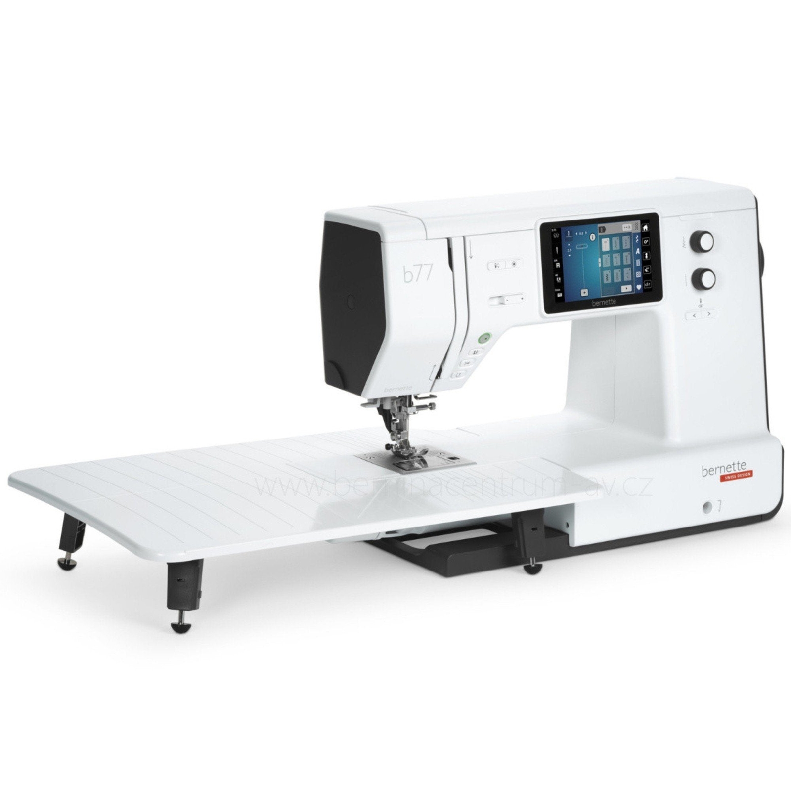 Bernette B77 Deco Sewing & Quilting Machine Bundle with 100 Thread Spools