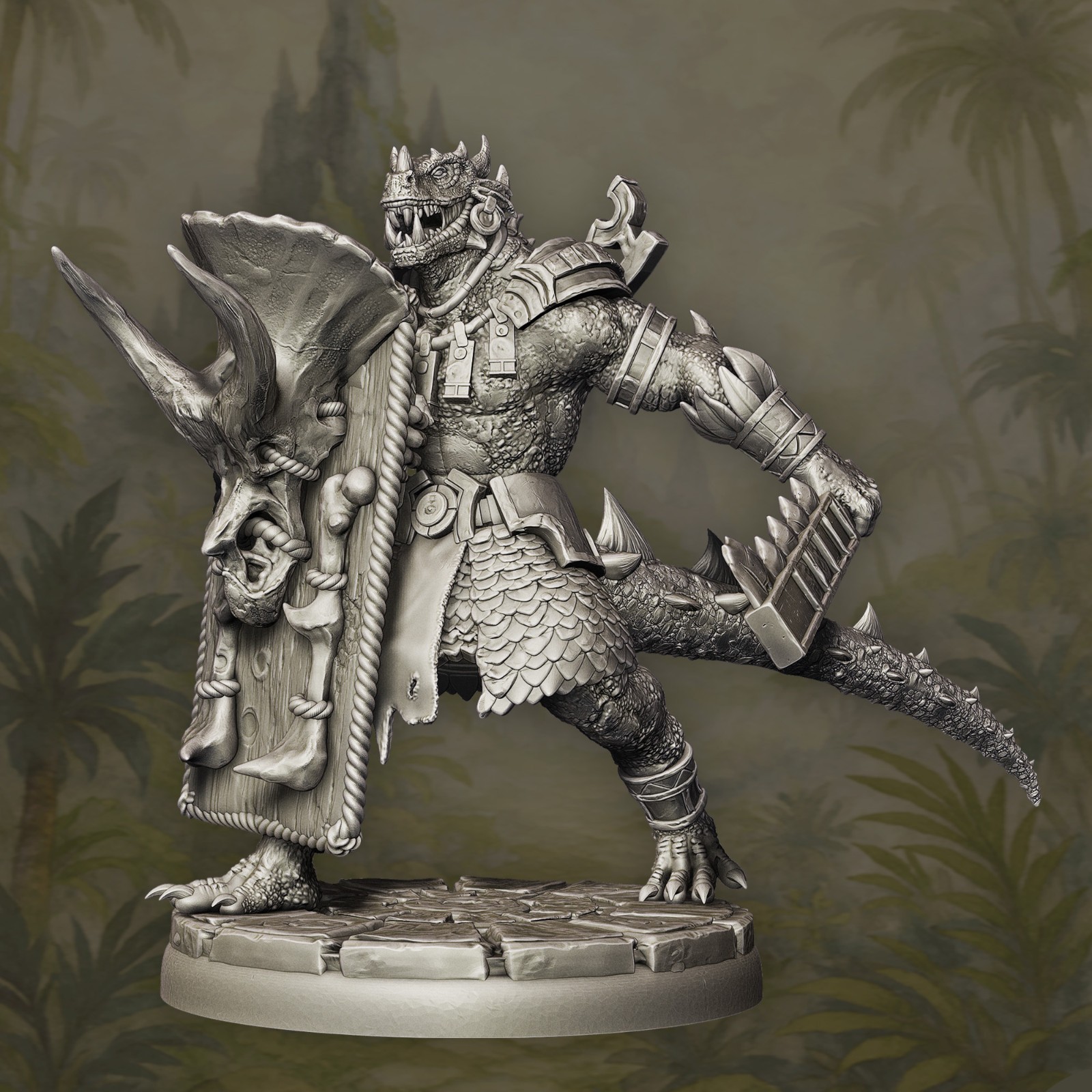 Lizardman Saurian Guardians 28mm fantasy