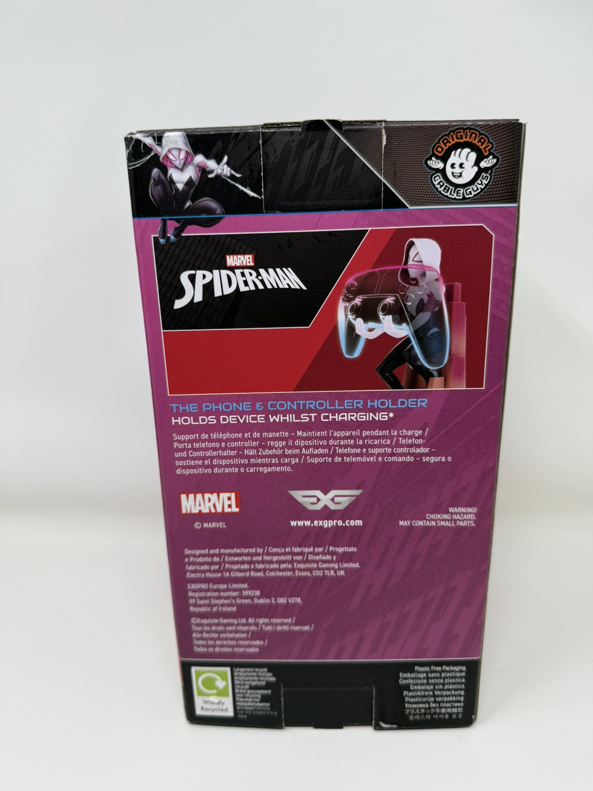 Marvel Spider-Man Ghost-Spider Phone Remote Controller Holder Stand Office NEW