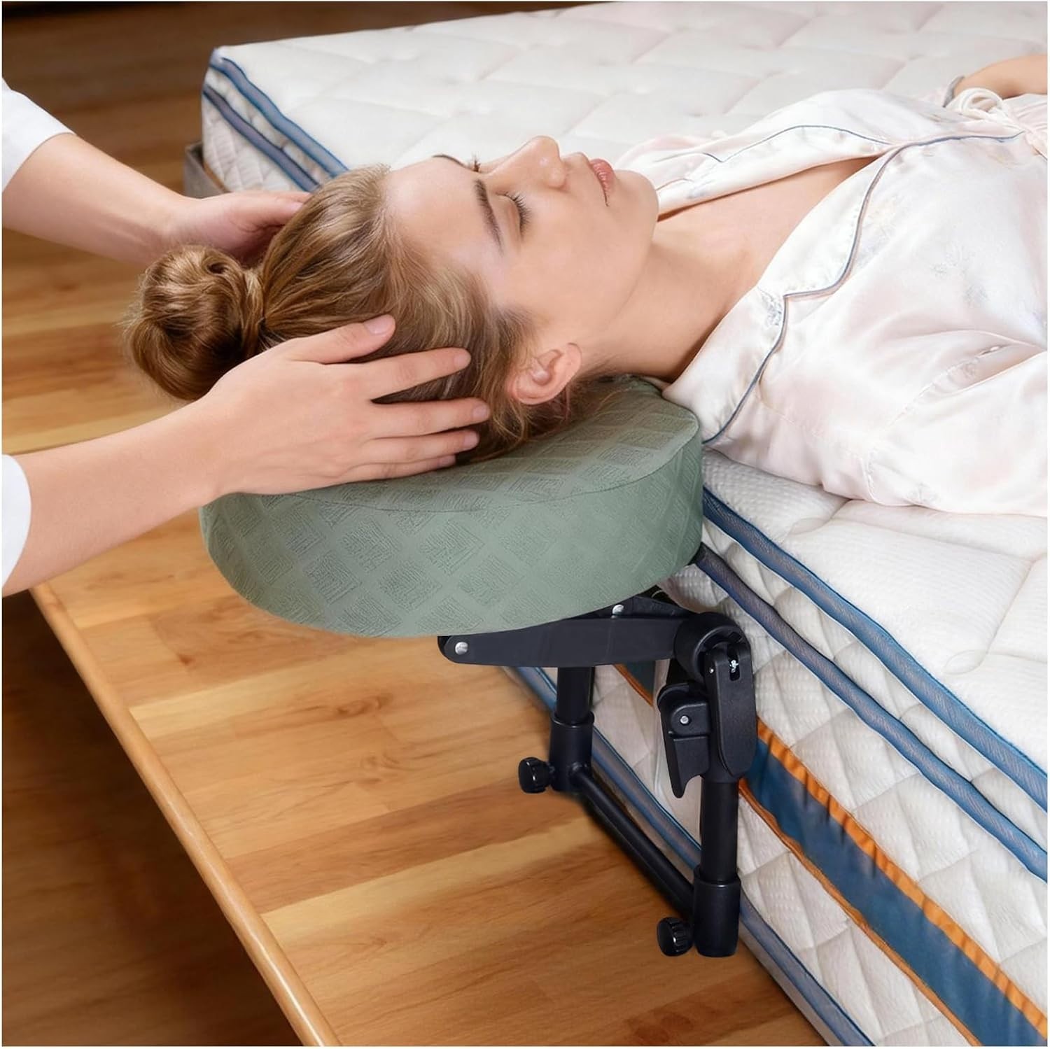 Massage Headrest for Bed, Adjustable Massage Face Cradle at Home, Portable Ma...