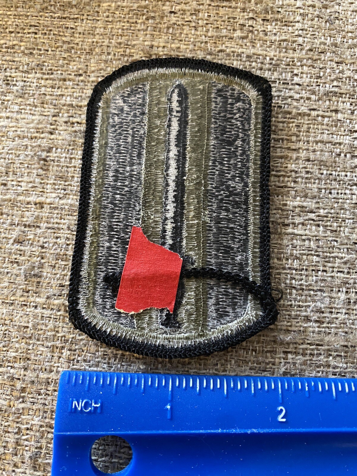 193rd Infantry Brigade US Army Shoulder Patch Insignia Subdued