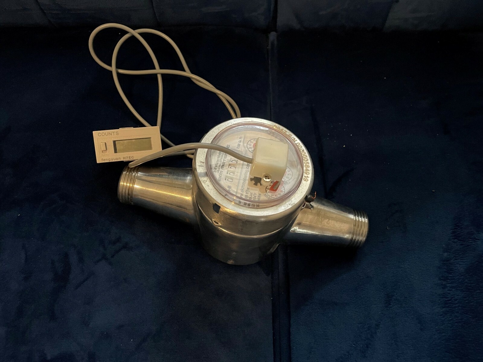 Stainless Steel Water Meter with Digital Counter