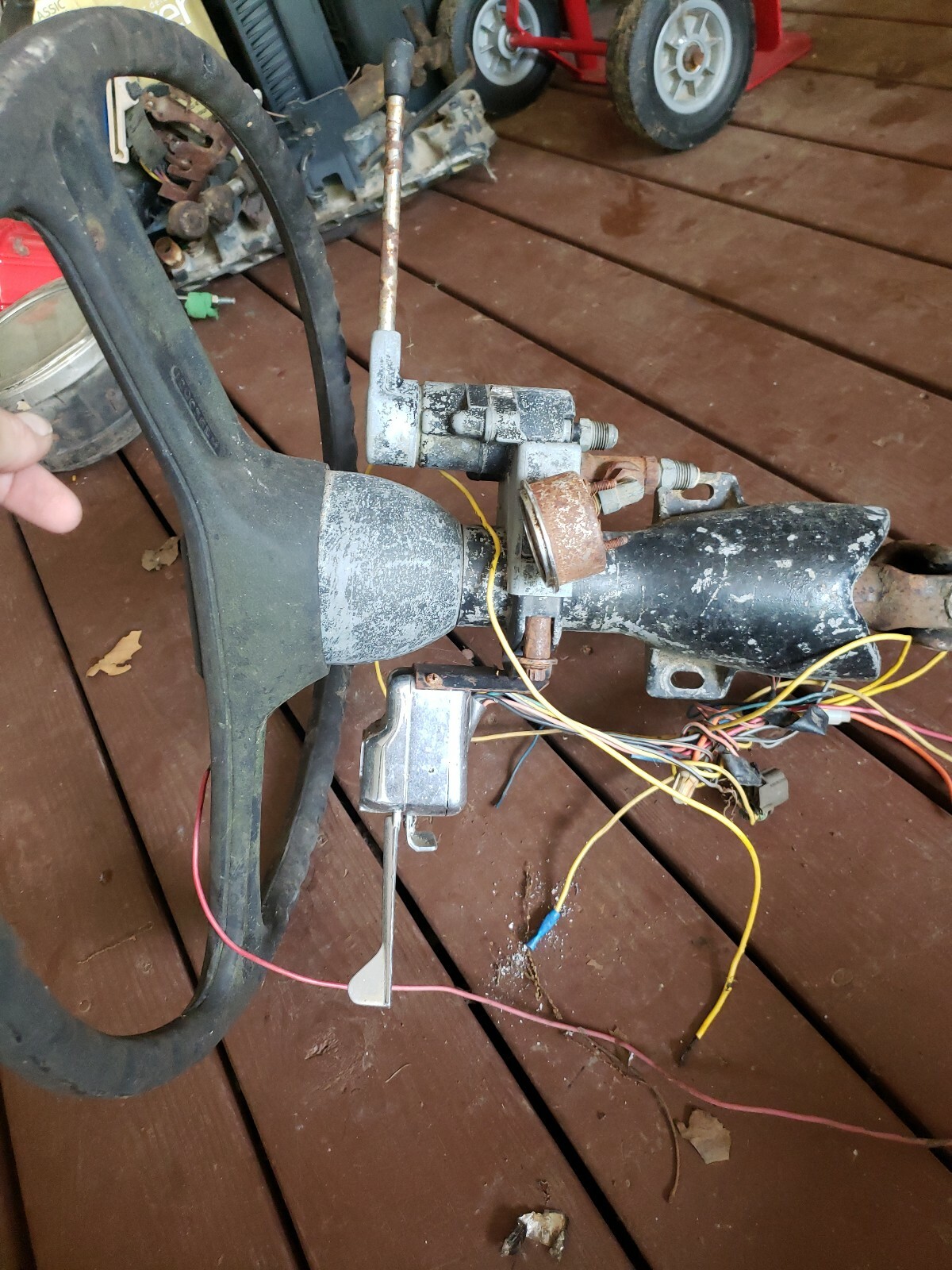 Mack Truck Steering Column Assembly w/ Wheel 12QC56BM