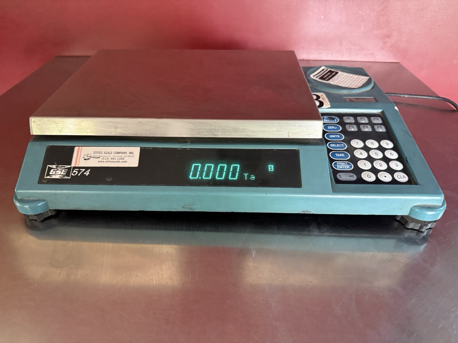 GSE 210574-10200 MODEL 574 counting scale with power cord