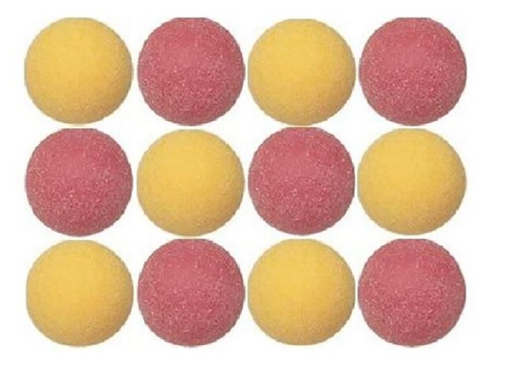 Official Tornado Foosball Balls Pink Yellow Set of 12 Durable Urethane Balls