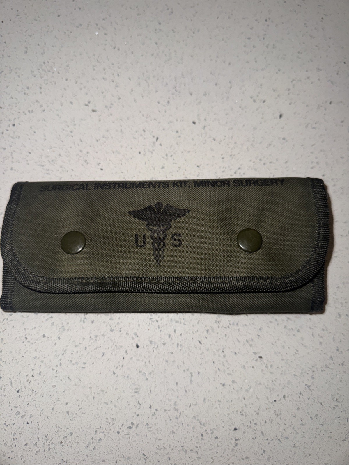 US Military Style Field Surgical Kit OD Green Pouch MOLLE Tactical Trauma Pack