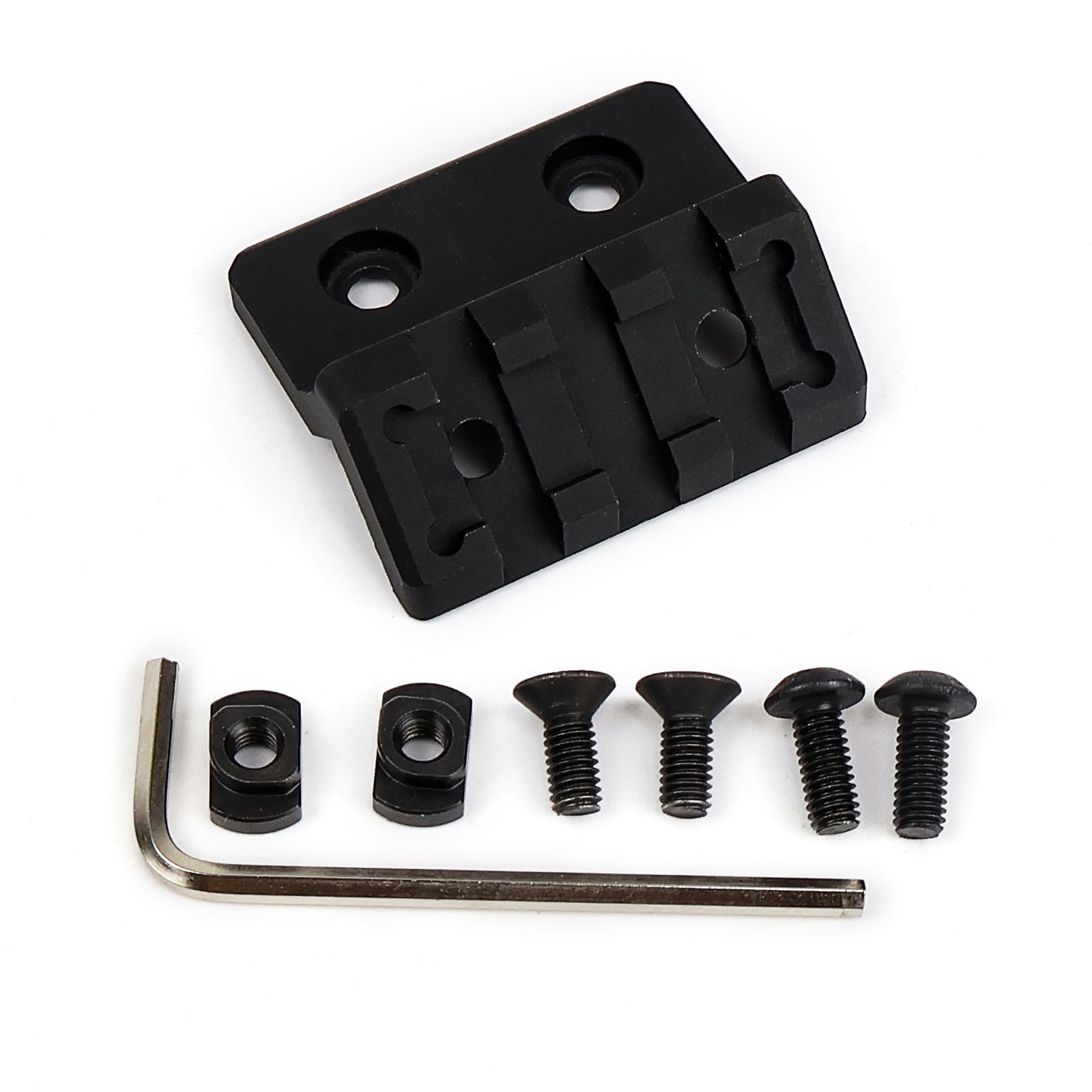 Picatinny & MLok Offset Mount Rail For M300 M600 Tactical Flashlight Mount Base