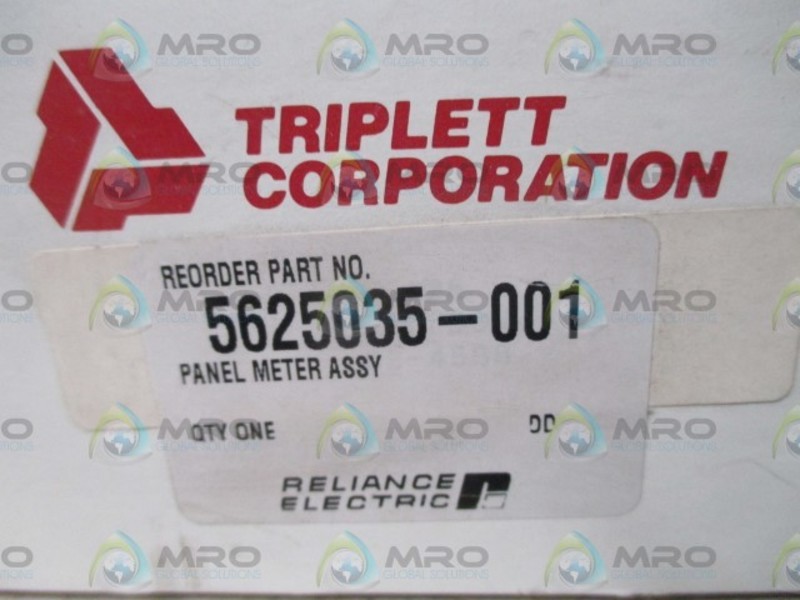 TRIPLETT CORP. 5625035-001 PANEL METER 0-5000 NSMP