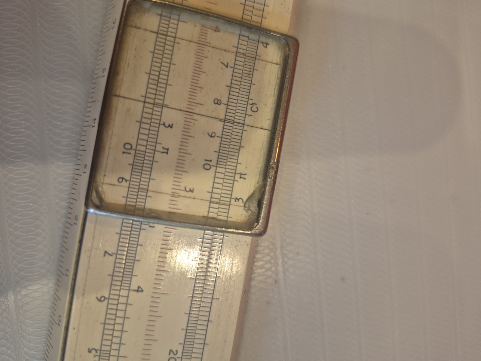 Vintage PIC Engine Divider Slide Rule With Cursor Engineering Calculator Tool