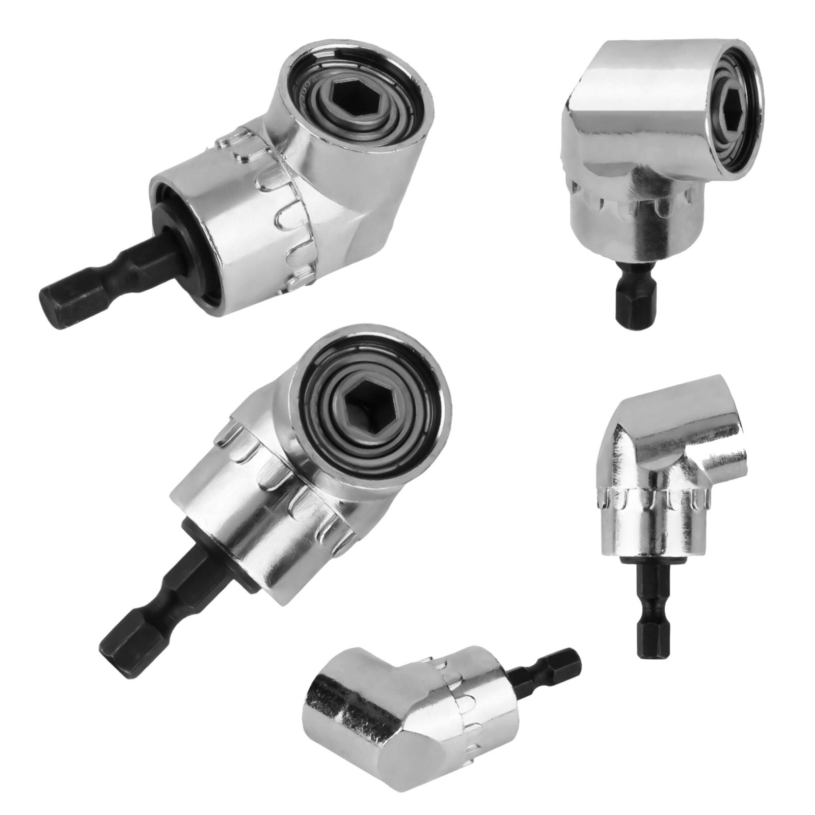 105 Angle 1/4 " Extension Hex Drill Bit Screwdriver Socket Holder Adaptor New