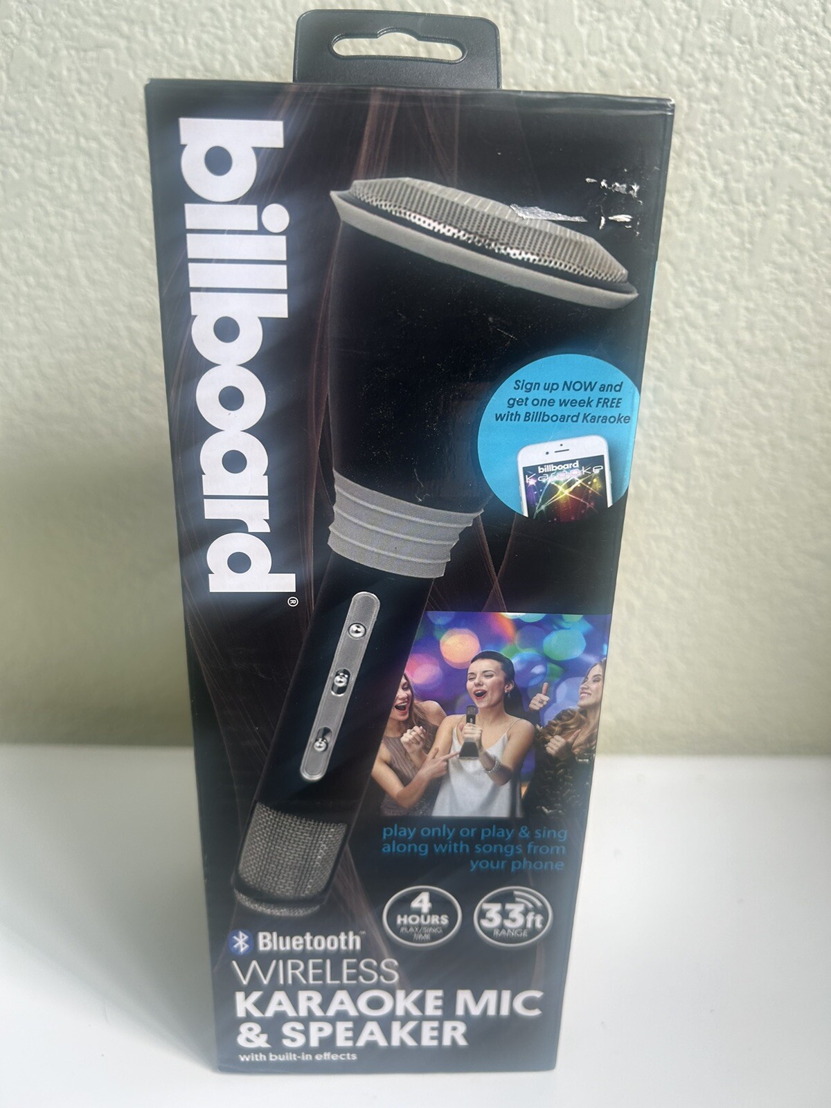 Billboard Bluetooth Wireless  Karaoke Microphone and Speaker Item BB567