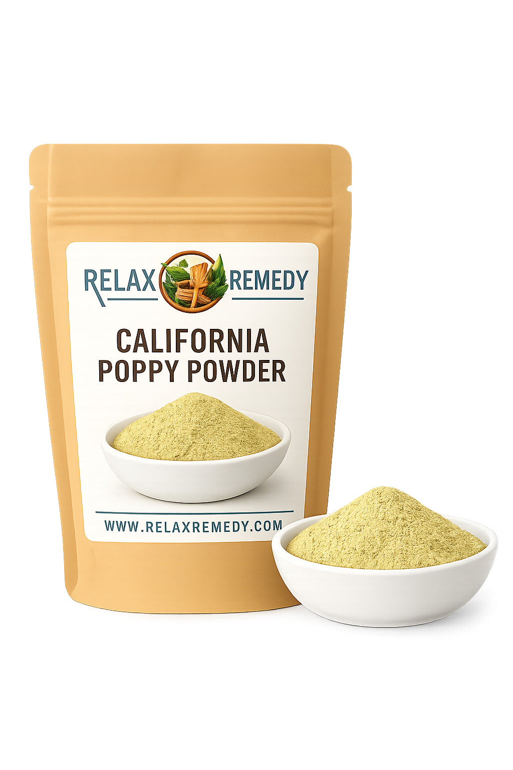 California Poppy Powder - 100% Pure, Non-GMO Eschscholzia Californica, Calming