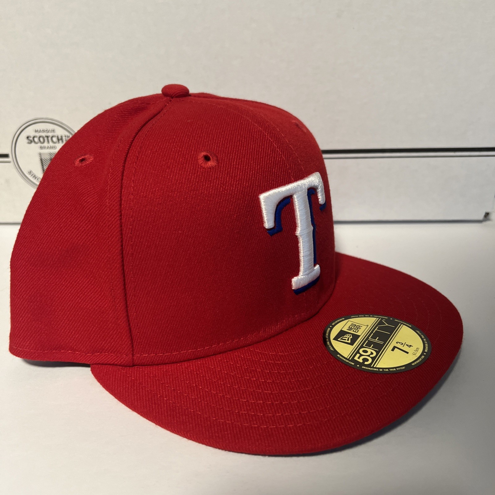 New Era 59FIFTY Texas Rangers Red Hat Multiple Sizes