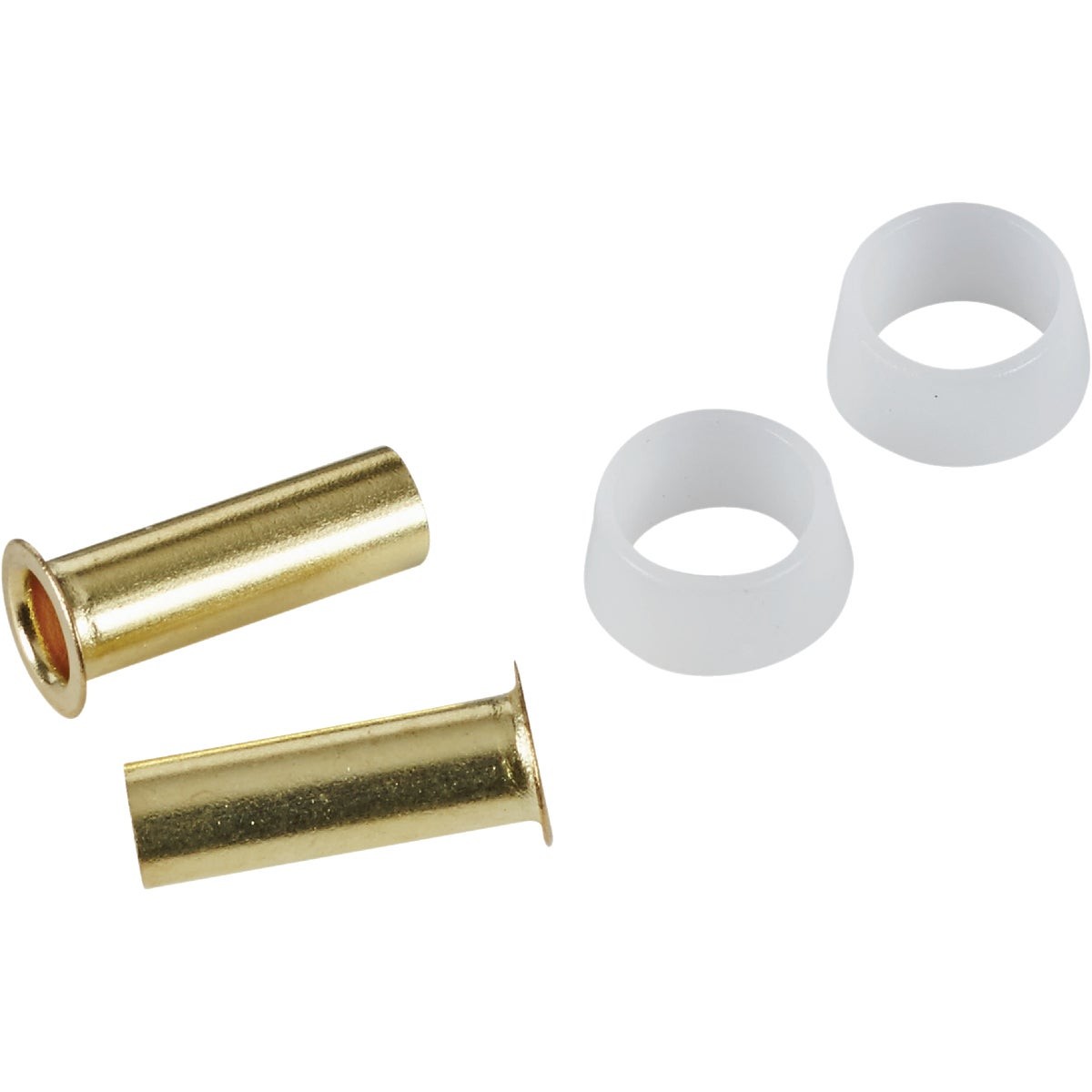 Do it 1/4 In. Brass Compression Insert (2-Pack) 431964 SIM Supply, Inc. 431964