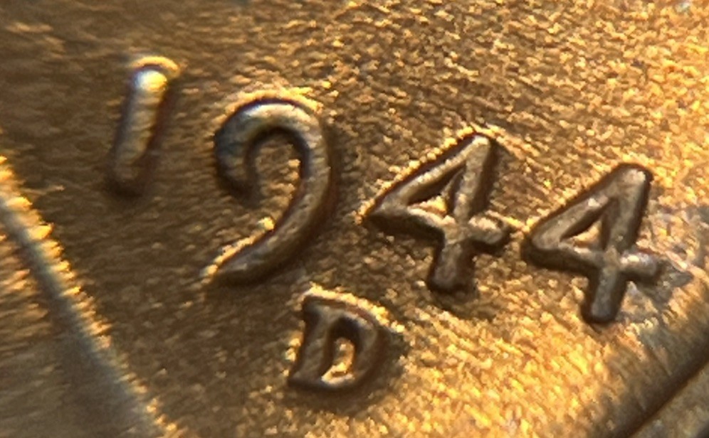 1944 D/D Wheat Penny Errors DDO Die Clash Uncirculated