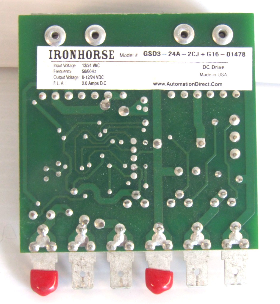 Automation Direct IronHorse GSD3-2CJ+G16-01478 DC Drive 12/24 VDC 2.0 Amps DC