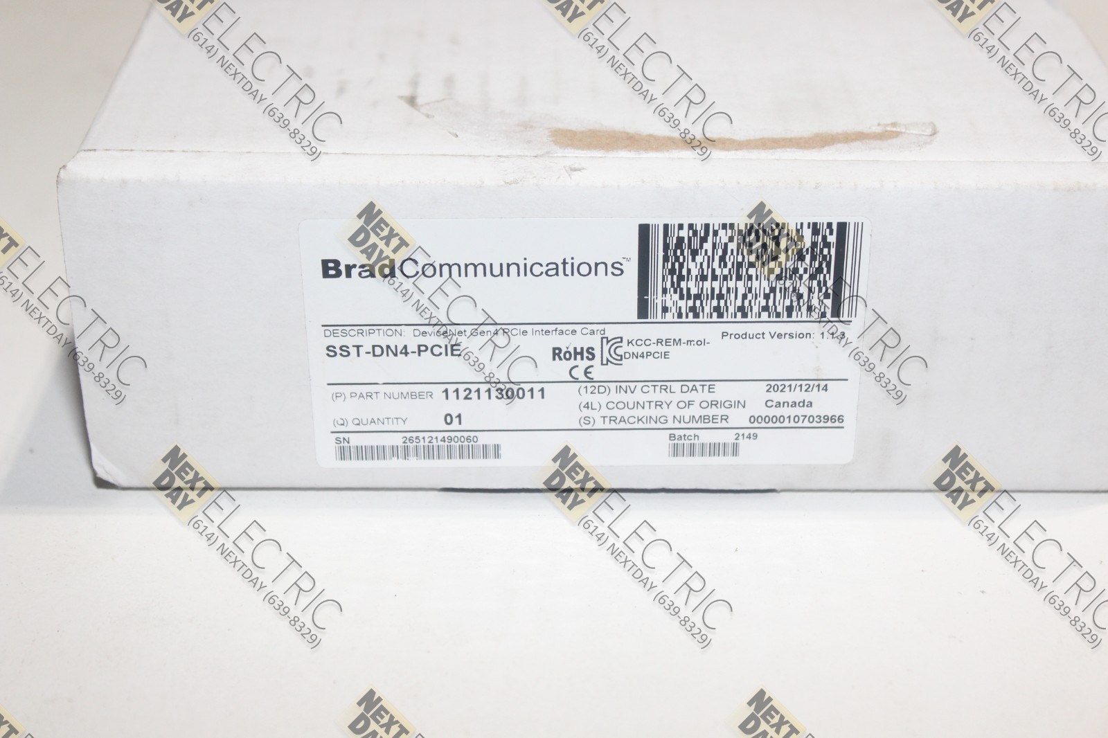 Molex, SST-DN4-PCIE, 1121130011, Devicenet PCIe Interface Card Communications