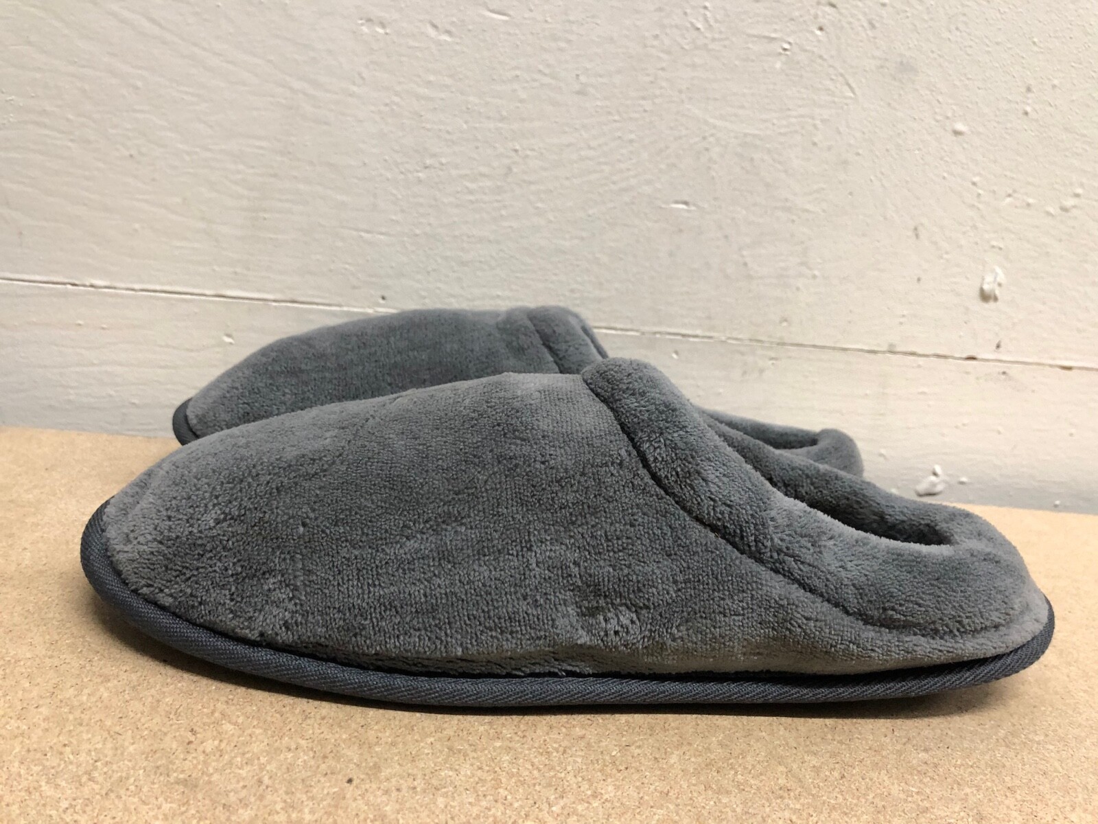 Club Room Men Gray  Slippers Indoor/Outdoor Foam Slip-On Us Shoes XL 11-12