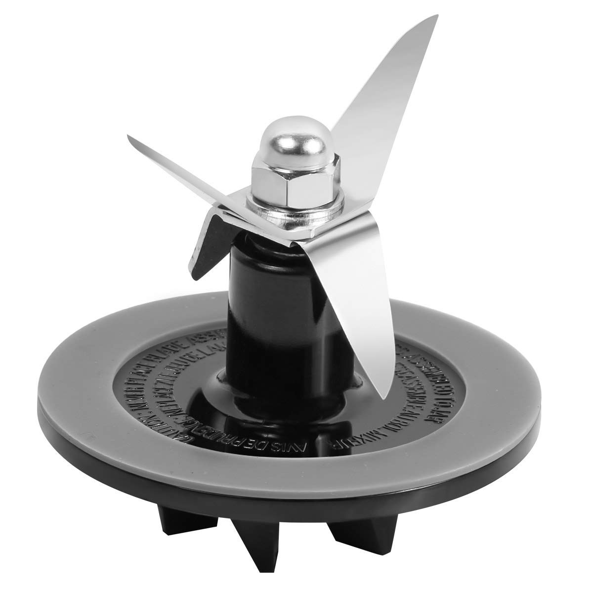 Blender Cutting Assembly ，Blender Blade Replacement Parts with Gasket Black