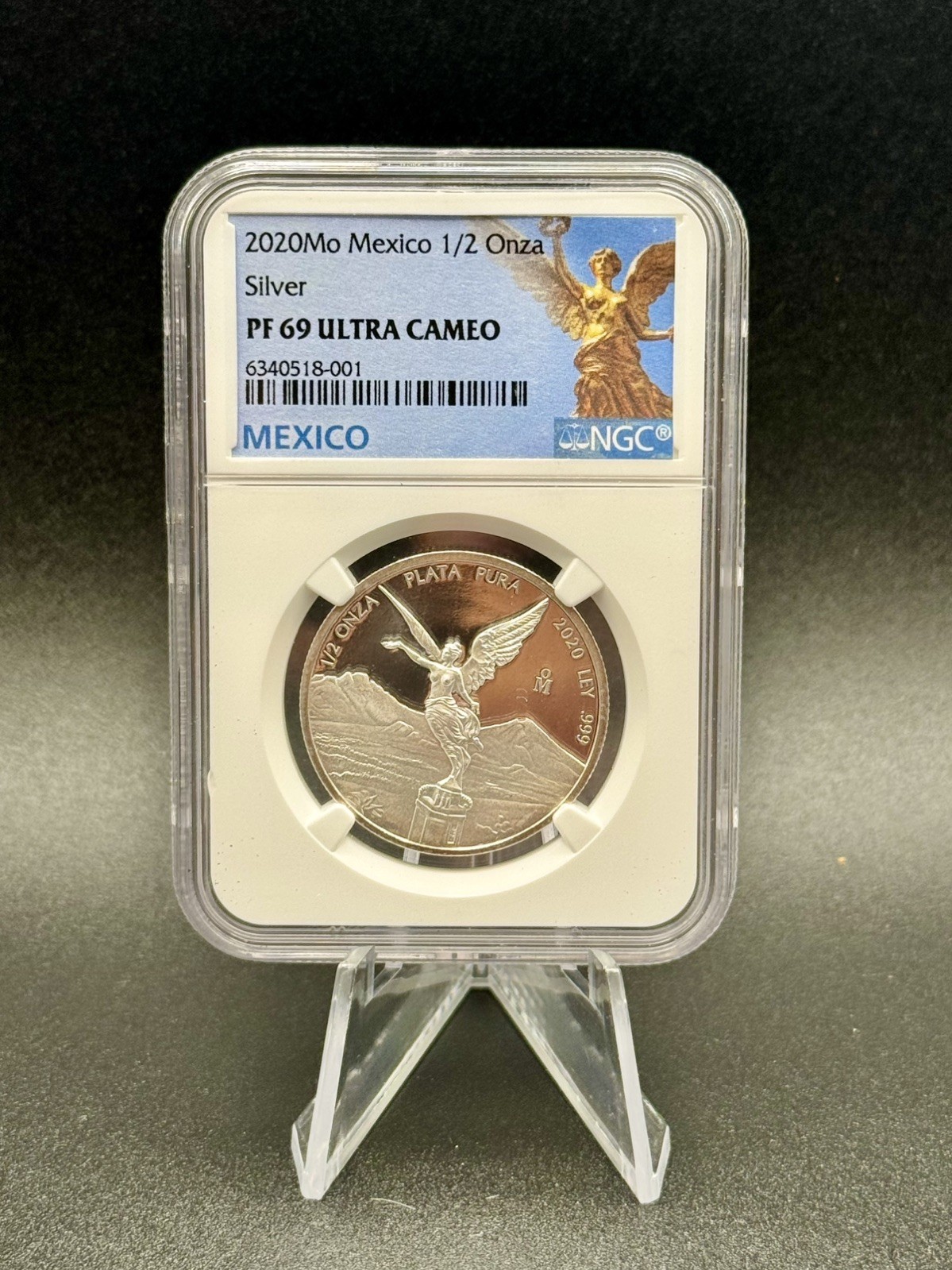 2020 Mexico Libertad Proof 1/2 Oz. Silver - NGC PF69 Ultra Cameo LOW MINTAGE