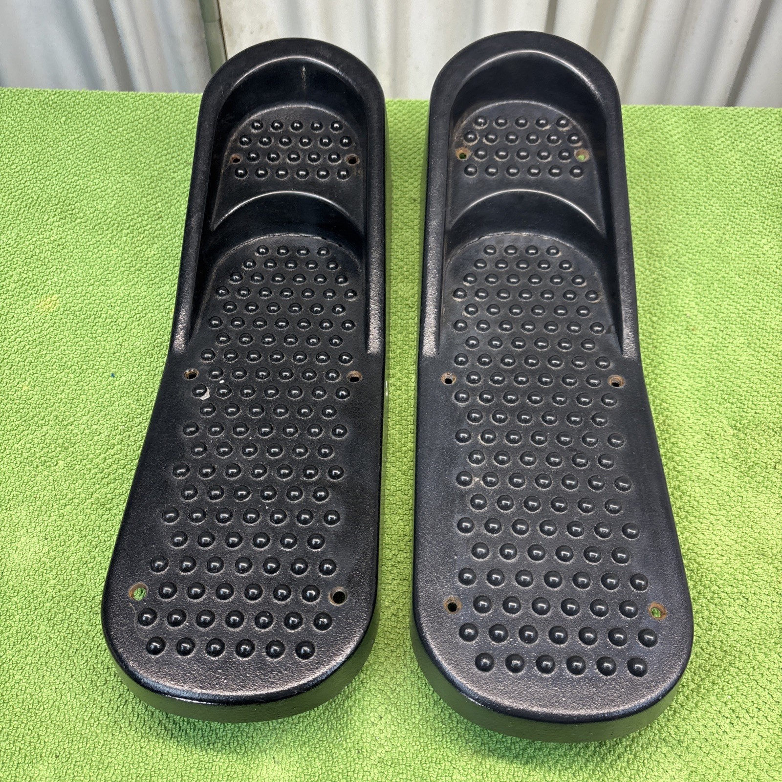 LOT OF (2) NU-STEP - TRS-3000 RECUMBENT STEPPER FOOT PEDAL COVERS