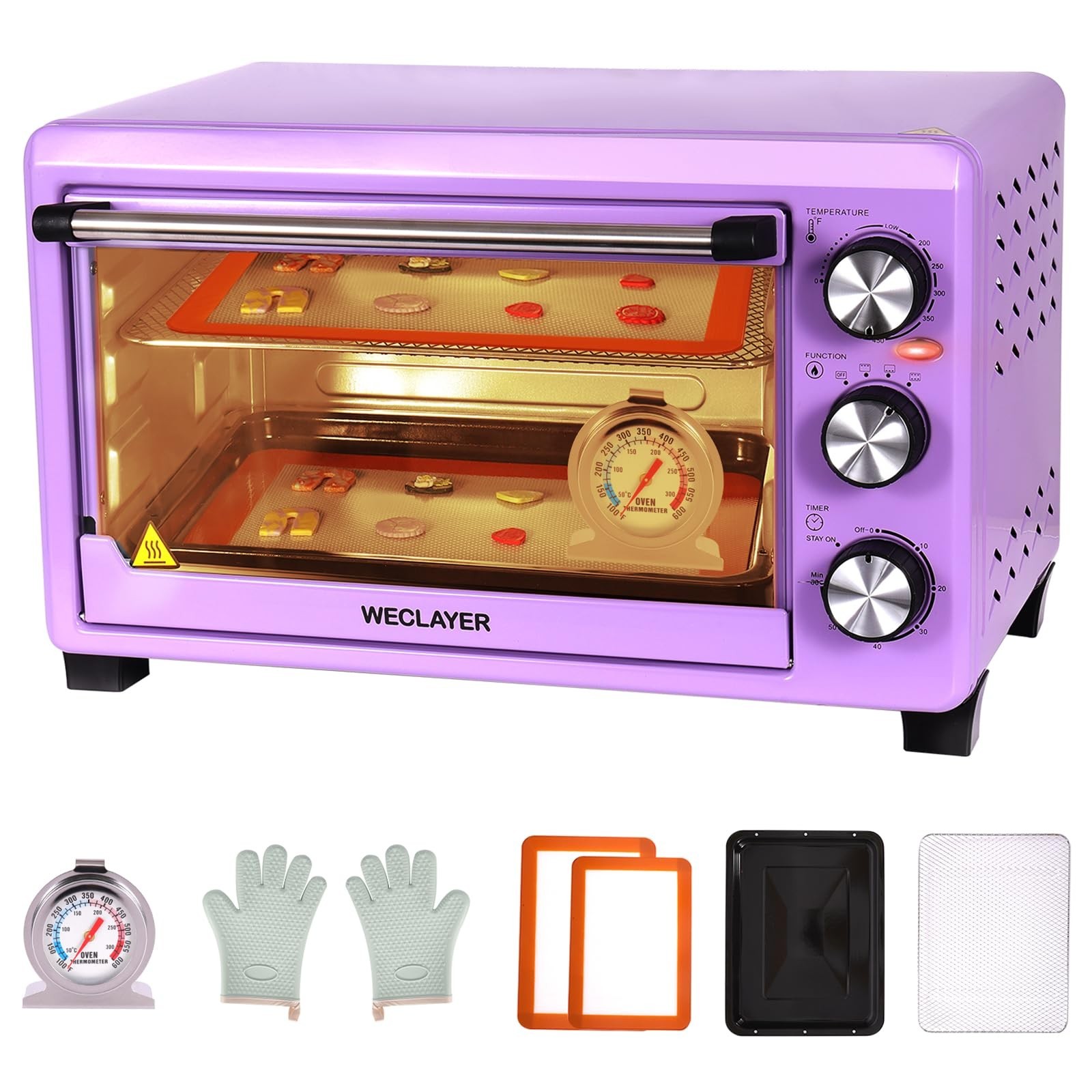 25QT Polymer Clay Oven with Adjustable Time & Temperature,Large Capacity Elec...