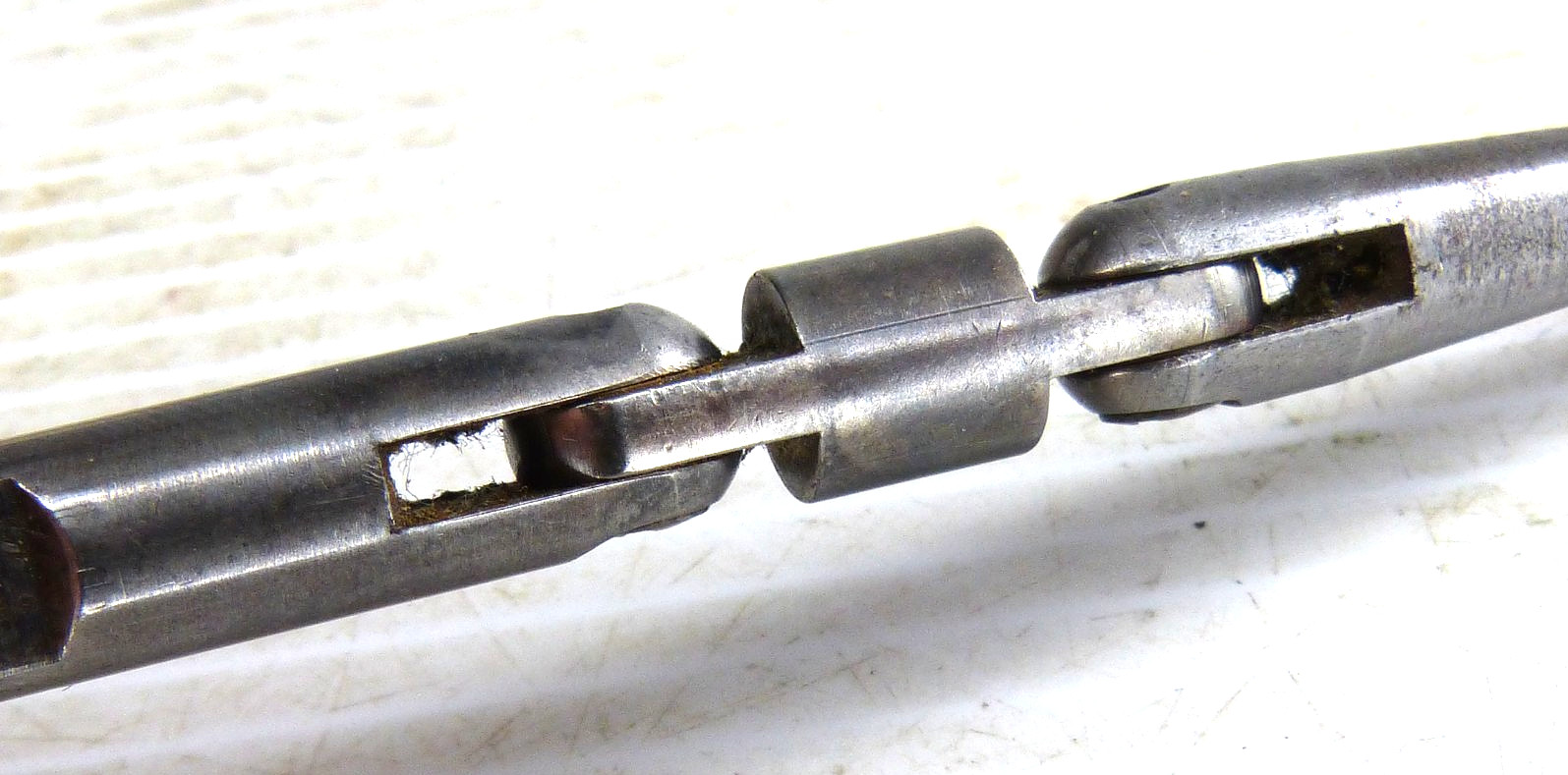 Moore Tools Dog Leg Indicator Holder Estate Find ! #2