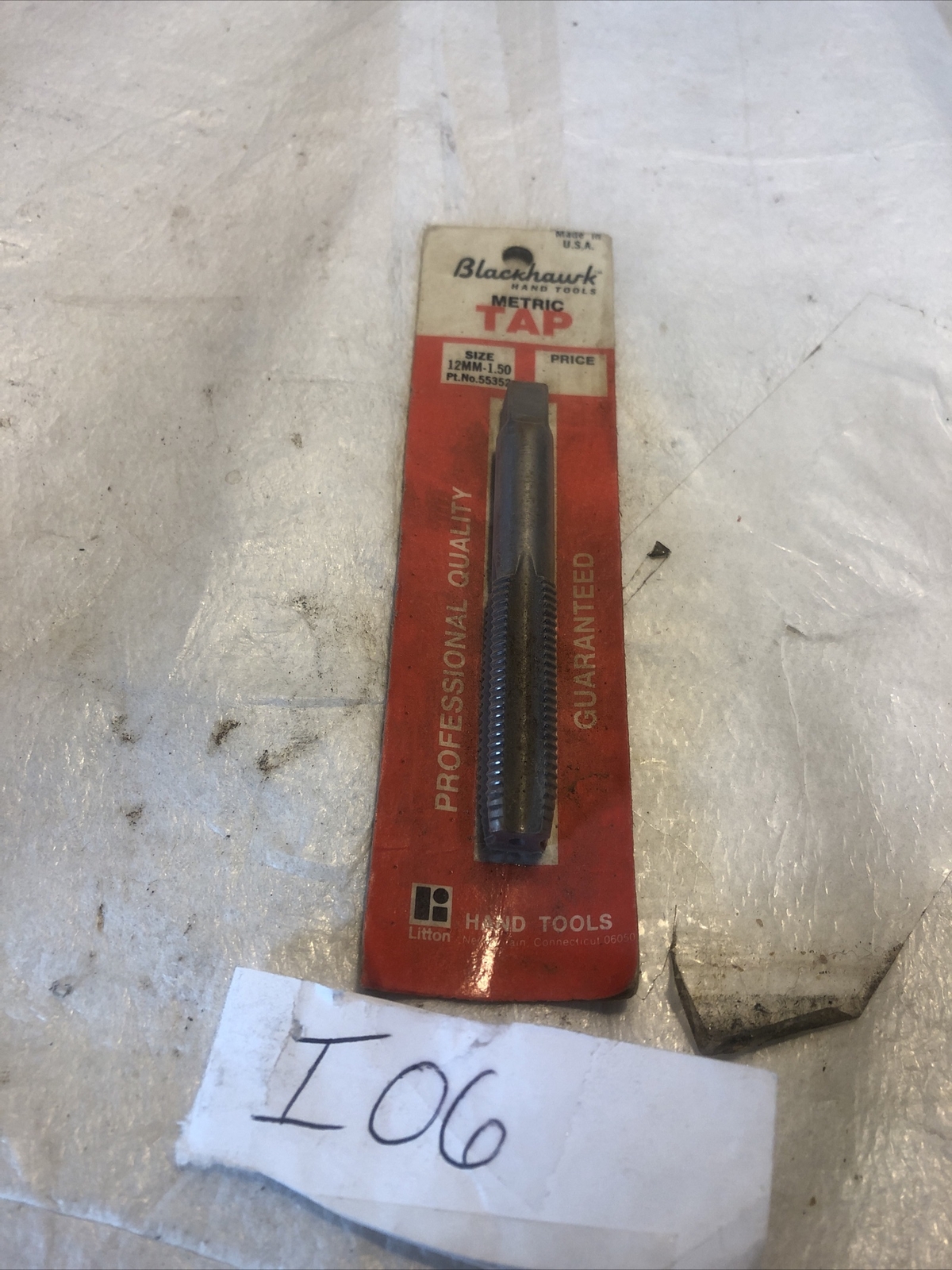 Blackhawk 12mm x 1.50 Metric Tap Right Hand Thread M12 x 1.50mm Pitch 55352