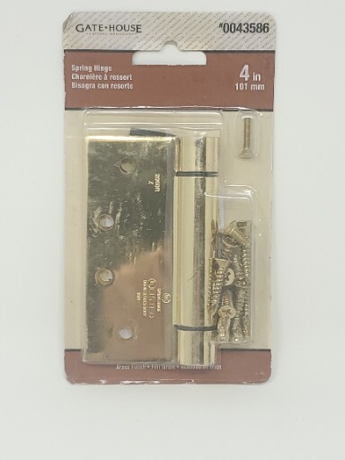 Gatehouse 4-in Polished Mortise Door Spring Hinge New Fast Shipping